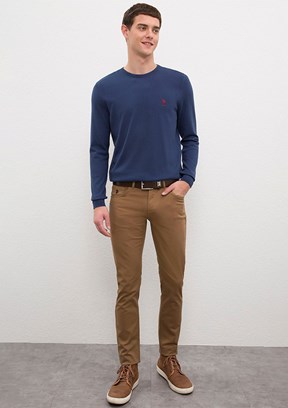 US POLO ASSN Erkek Kahverengi Pantolon