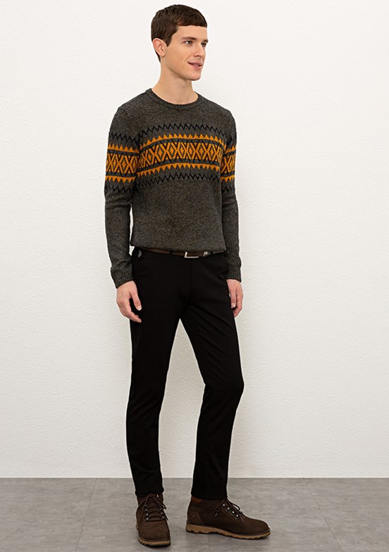 US POLO ASSN Erkek Siyah Pantolon