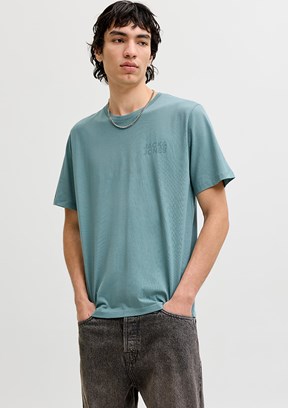 JACK&JONES JJECORP - 12151955 Erkek Çok Renkli Baskılı T-Shirt