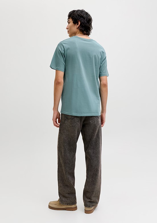 JACK&JONES JJECORP - 12151955 Erkek Çok Renkli Baskılı T-Shirt
