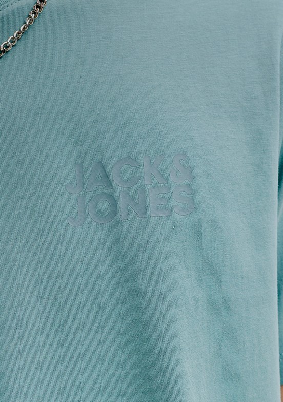 JACK&JONES JJECORP - 12151955 Erkek Çok Renkli Baskılı T-Shirt