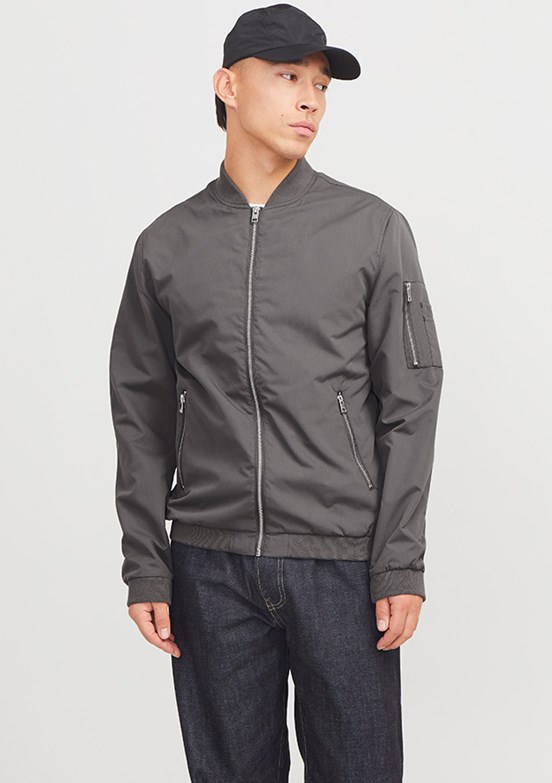 JACK&JONES JJERUSH BOMBER NOOS - 12165203 Erkek Çok Renkli Bomber Mont