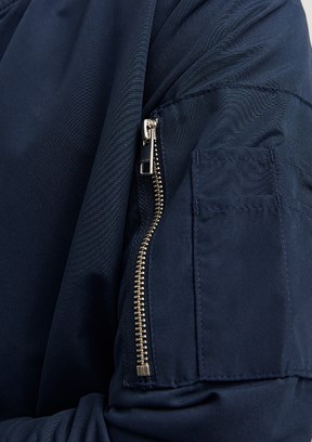 JACK&JONES JJERUSH BOMBER NOOS - 12165203 Erkek Çok Renkli Bomber Mont