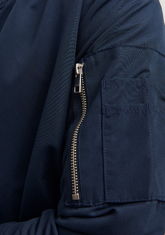 JACK&JONES JJERUSH BOMBER NOOS - 12165203 Erkek Çok Renkli Bomber Mont