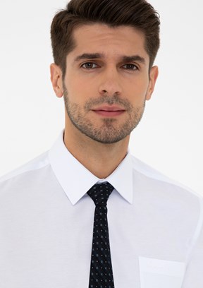 Pierre Cardin Beyaz Erkek Dokuma Gömlek