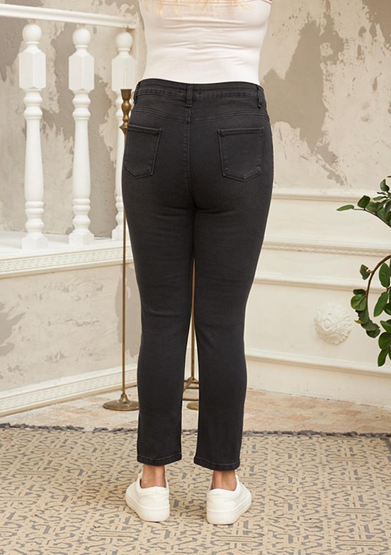 RMG - 1492 Kadın Füme Skinny Jean Pantolon