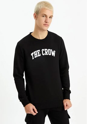 The Crow Unisex Baskılı Sweatshirt