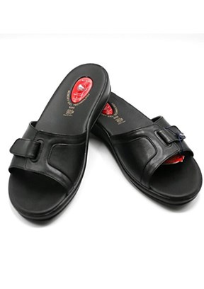 CEYO - 9200-12 Kadın Siyah Casual Terlik
