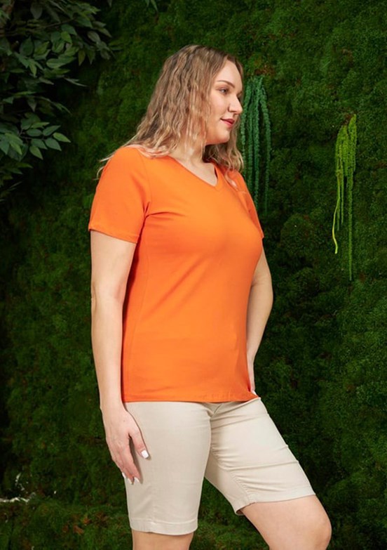 RMG Oranj Kadın Basic T-shirt