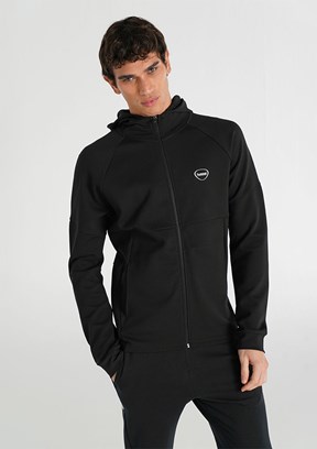 HUMMEL Siyah Erkek Fermuarlı Sweat Shirt