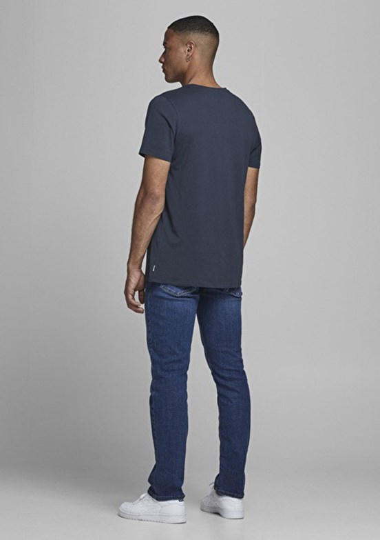 JACK JONES Çok Renkli Erkek Basic T-Shirt