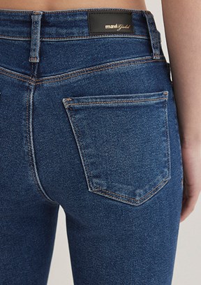 Mavi Sarı Kadın SERENAY Jean Pantolon