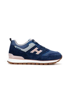 HAMMERJACK Uruguay - 102 19252-G Kadın İndigo-Gri Casual Ayakkabı