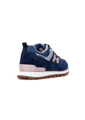 HAMMERJACK Uruguay - 102 19252-G Kadın İndigo-Gri Casual Ayakkabı