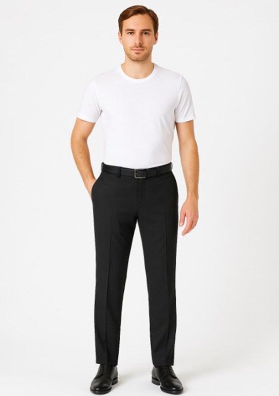 Süvari Siyah Erkek Slim Pantolon