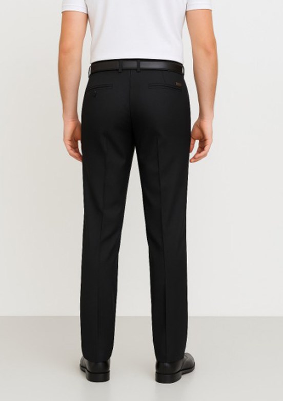 Süvari Siyah Erkek Slim Pantolon