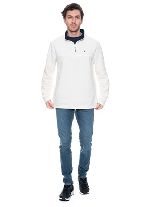 JOHNNY JOE Beyaz Erkek Sweat Shirt