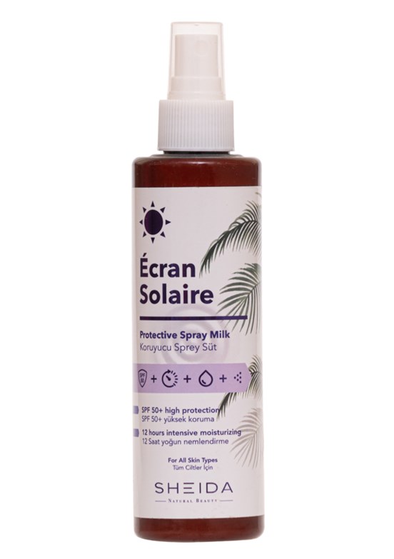 Sheida Ecran Solaire Koruyucu Sprey Süt Spf 50+ 200 Ml