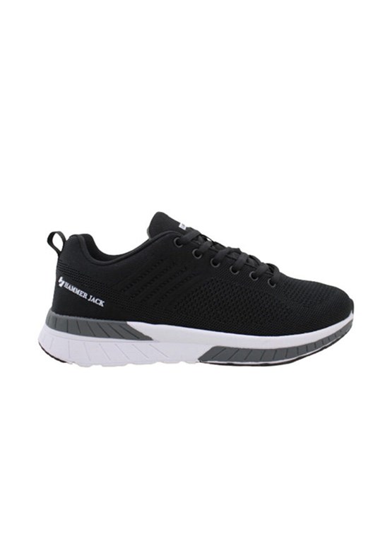 HAMMERJACK Manaus - 101 21200-M Erkek Siyah-Beyaz Sneaker Ayakkabı