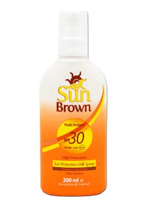 Sun Brown Unisex Sun Mılk Spf 50+ 200 Ml