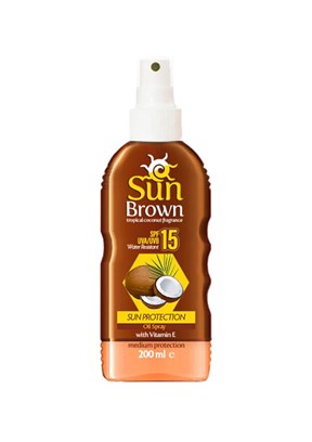 Sun Brown Sun Oıl Spf 15 200 Ml