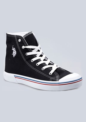 US POLO ASSN - A10107950612010 Erkek Siyah Casual Ayakkabı