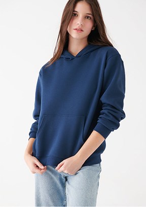 Mavi Kadın Kapüşonlu Sweatshirt