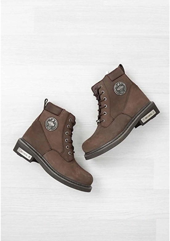 HARLEY DAVİDSON - 025G100128 Kadın Kahverengi Bot