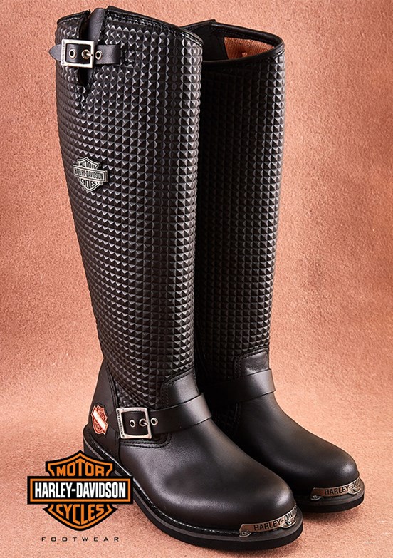 HARLEY DAVİDSON - 025G100329 Kadın Siyah Bot
