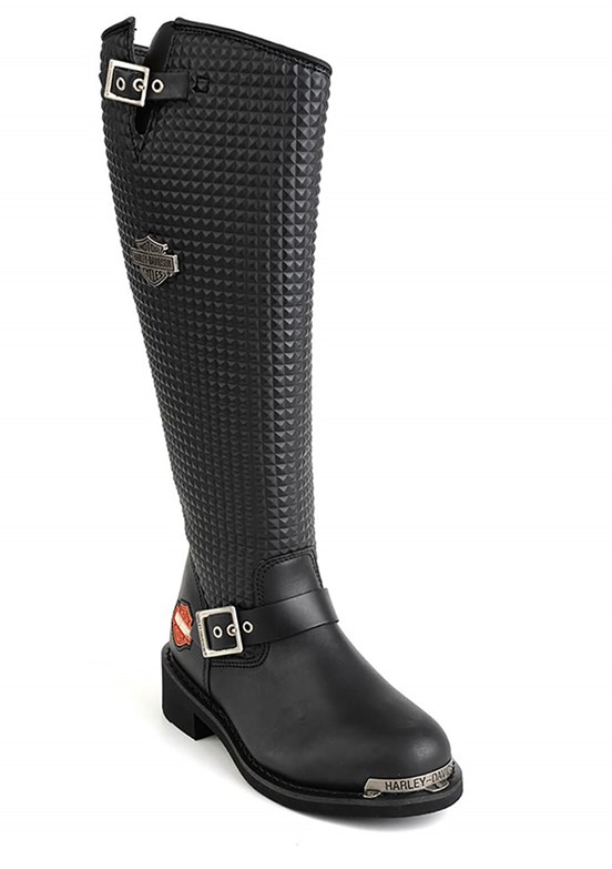 HARLEY DAVİDSON - 025G100329 Kadın Siyah Bot