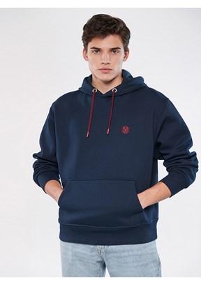 MAVİ Lacivert Erkek Kapüşonlu Sweat Shirt