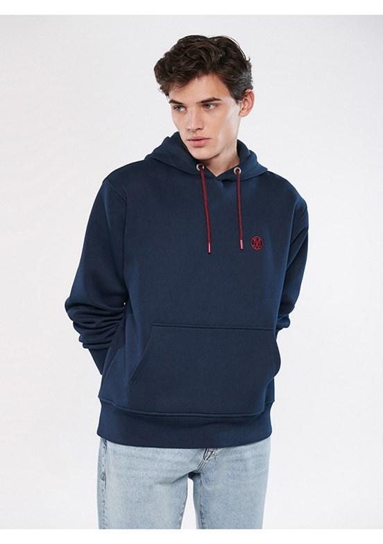 MAVİ Lacivert Erkek Kapüşonlu Sweat Shirt
