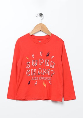 Lee Cooper Erkek Çocuk Uzun Kol T-Shirt