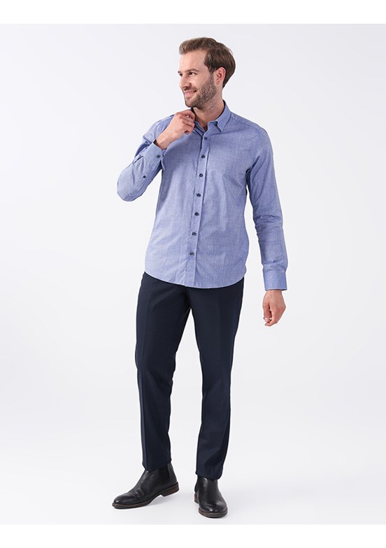 Süvari Lacivert Erkek Slim Fit Pantolon