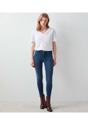 İpekyol Kadın Skinny Normal Bel Jean Pantolon