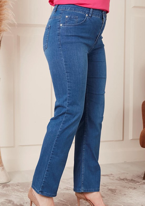 RMG Mavi Kadın Normal Bel Jean Pantolon