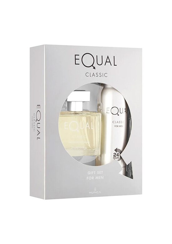 EQUAL Men Classic Edt 75 ML + Body Sprey 150 ML Erkek Parfüm Seti
