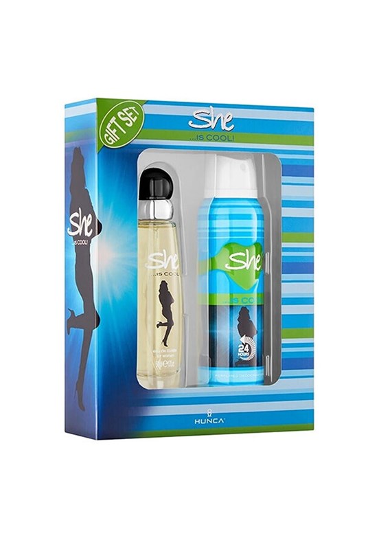SHE IS COOL EDT 50ML+DEO