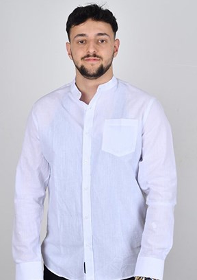 CAZADOR CAZ 2021 - 23YCEED02021 Erkek Beyaz Uzun Kol Gömlek