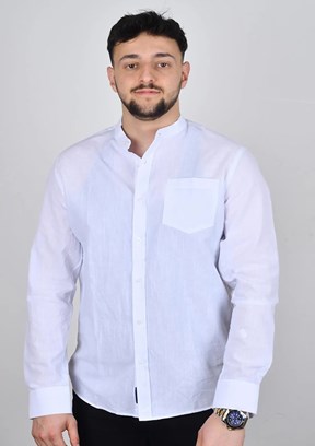 CAZADOR CAZ 2021 - 23YCEED02021 Erkek Beyaz Uzun Kol Gömlek