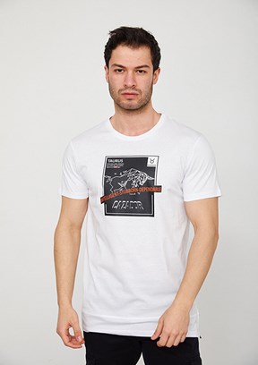 Cazador Erkek Bisiklet Yaka T-Shirt