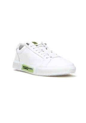 HAMMERJACK Beyaz Erkek Hakiki Deri Sneaker Ayakkabı