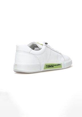HAMMERJACK Beyaz Erkek Hakiki Deri Sneaker Ayakkabı