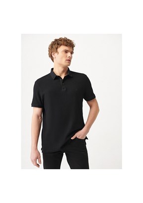 Mavi Siyah Erkek Polo Yaka T-Shirt