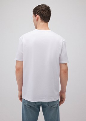 MAVİ Beyaz Erkek Basic T-Shirt