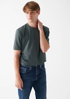 MAVİ Yeşil Erkek Basic T-Shirt