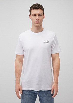 MAVİ Beyaz Erkek Basic T-Shirt