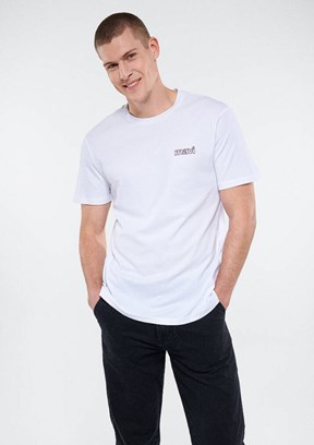 MAVİ Beyaz Erkek Basic T-Shirt