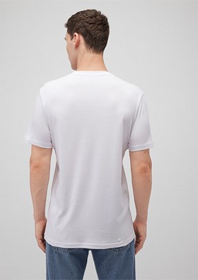 MAVİ Beyaz Erkek Basic T-Shirt