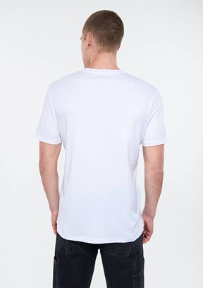 MAVİ Beyaz Erkek Basic T-Shirt